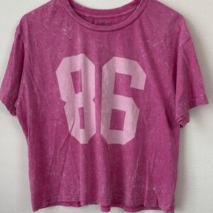 Rebellious One Pink Tie-Dye Tee